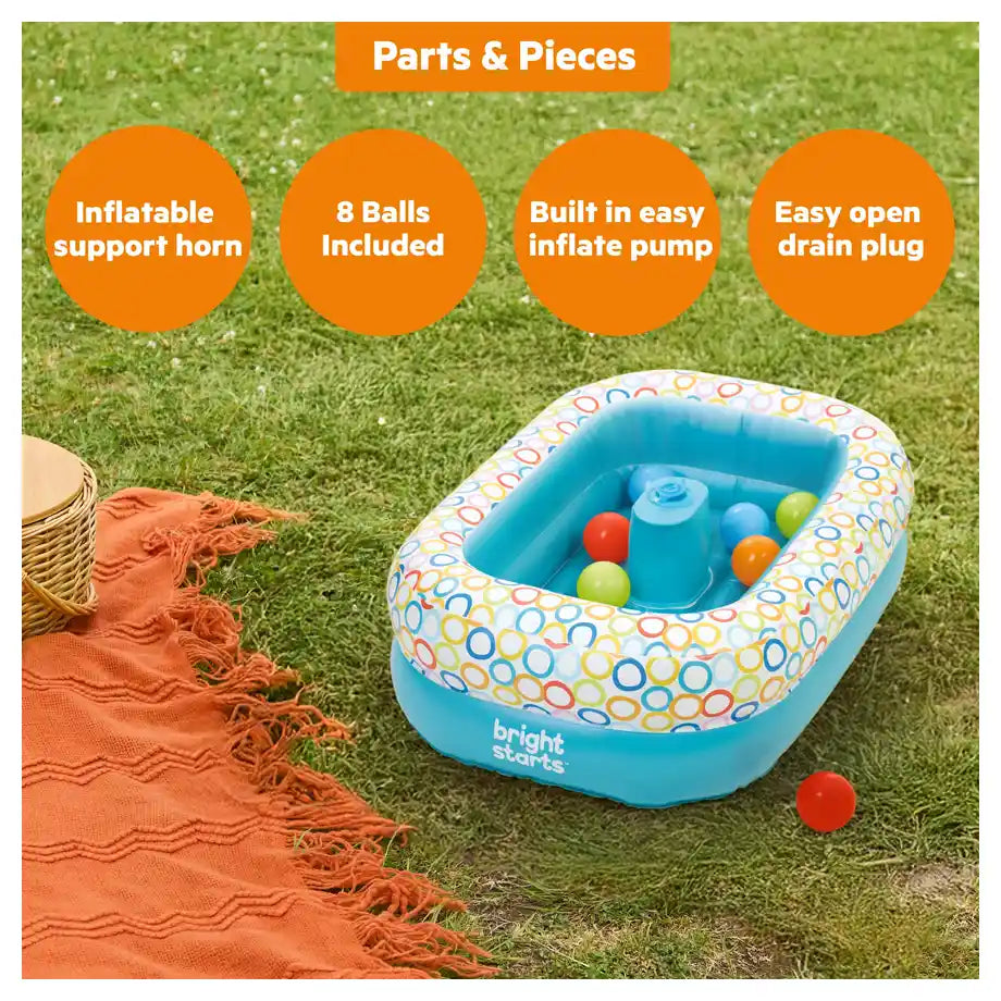 Ingenuity Bright Starts Bathe & Giggle 2-in-1 Tub & Ball Pit