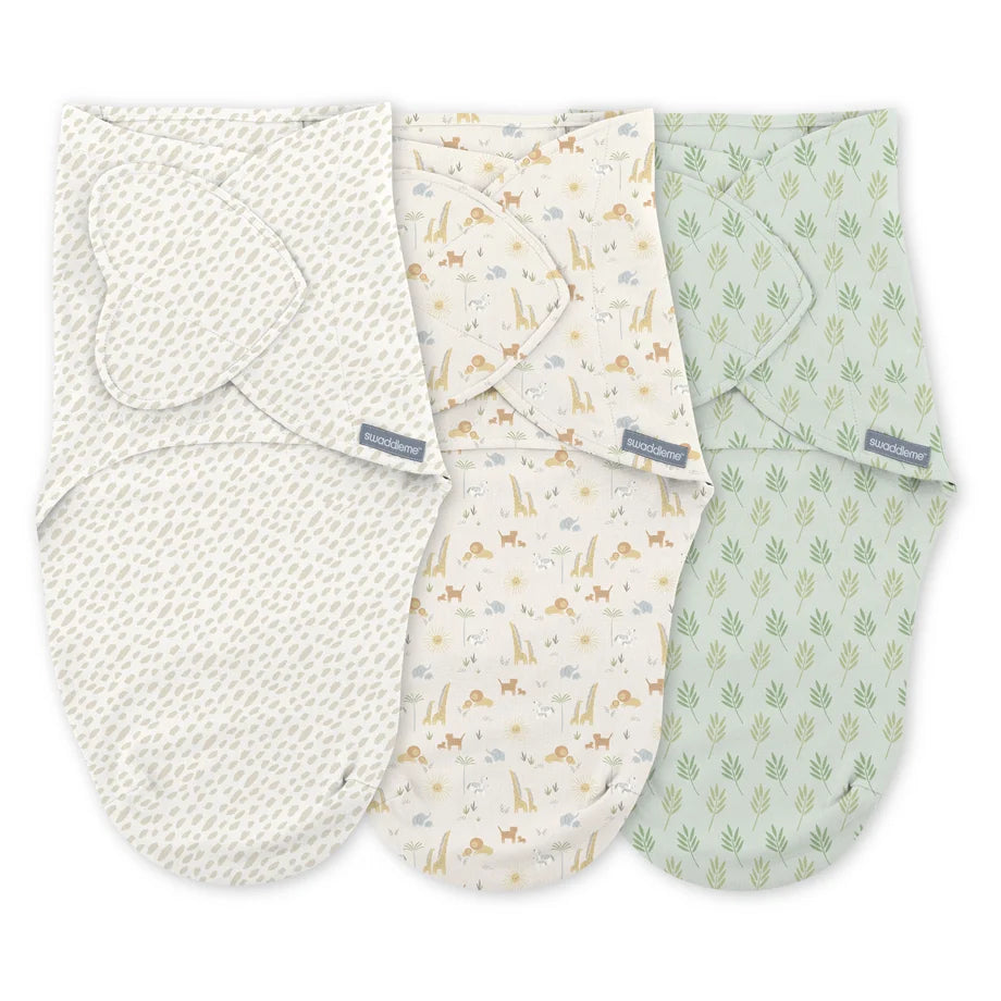 Ingenuity SwaddleMe Monogram Collection 0-3M (Safari Swaddle)