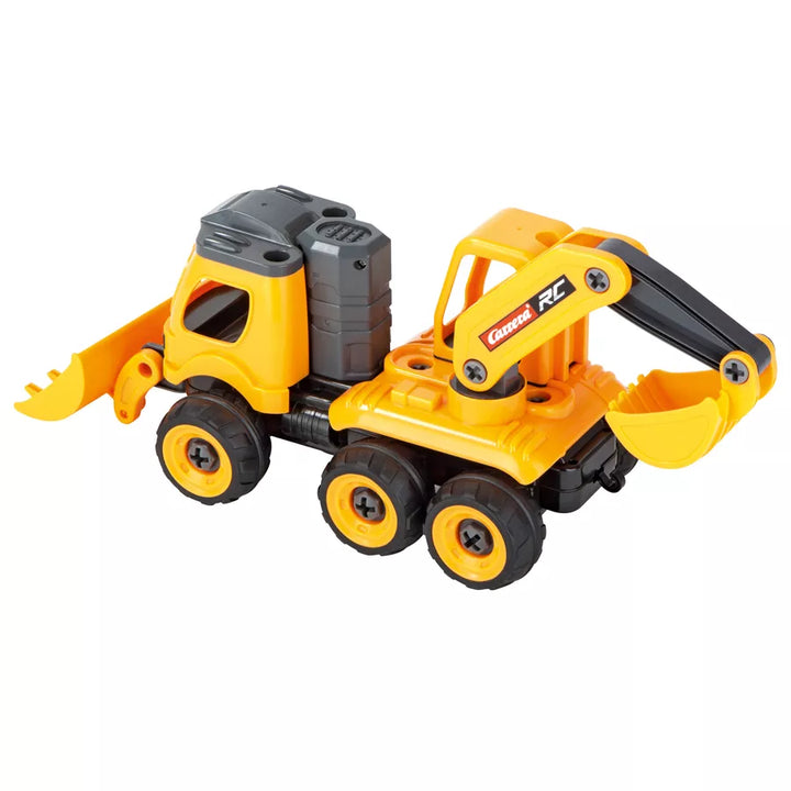 Carrera RC 1:18 First Backhoe Loader (Yellow)