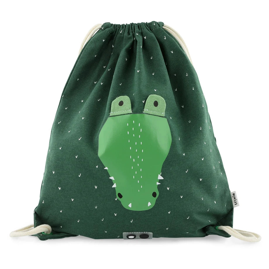 Trixie Kids Drawstring Bag 15.7 Inch / 40 cm (Mr Crocodile)