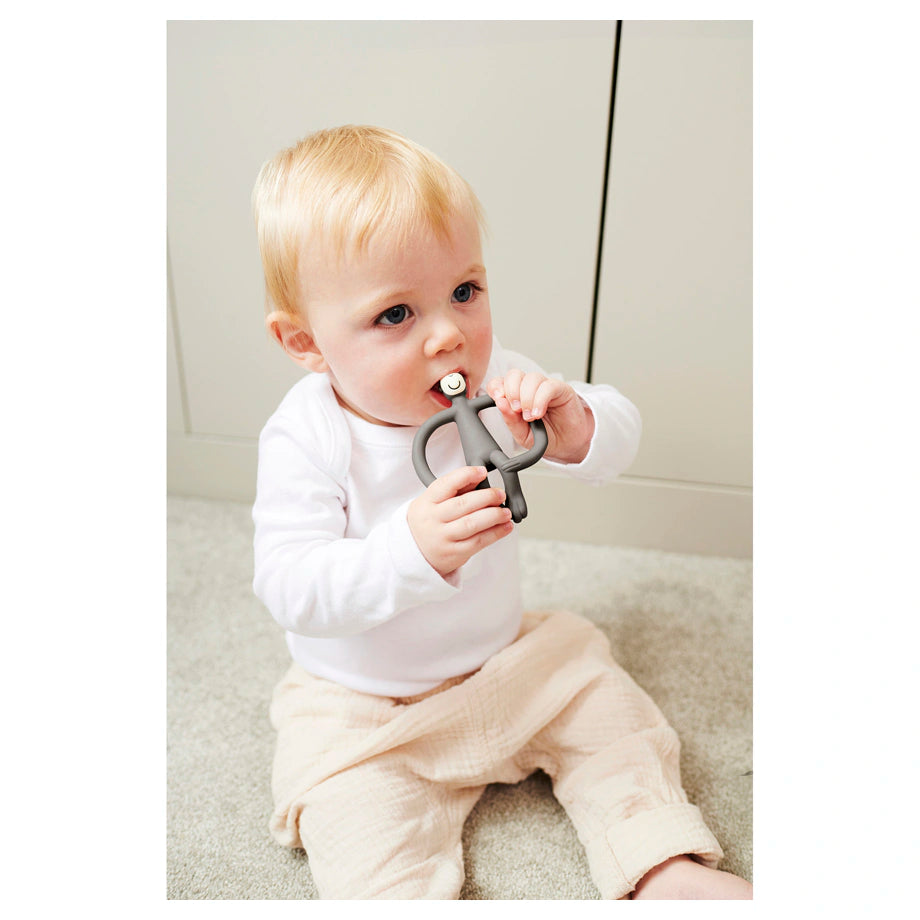 Matchstick Monkey Teething Toy (Grey)