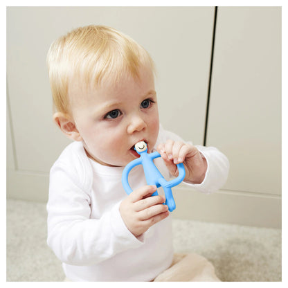 Matchstick Monkey Teething Toy (Light Blue)