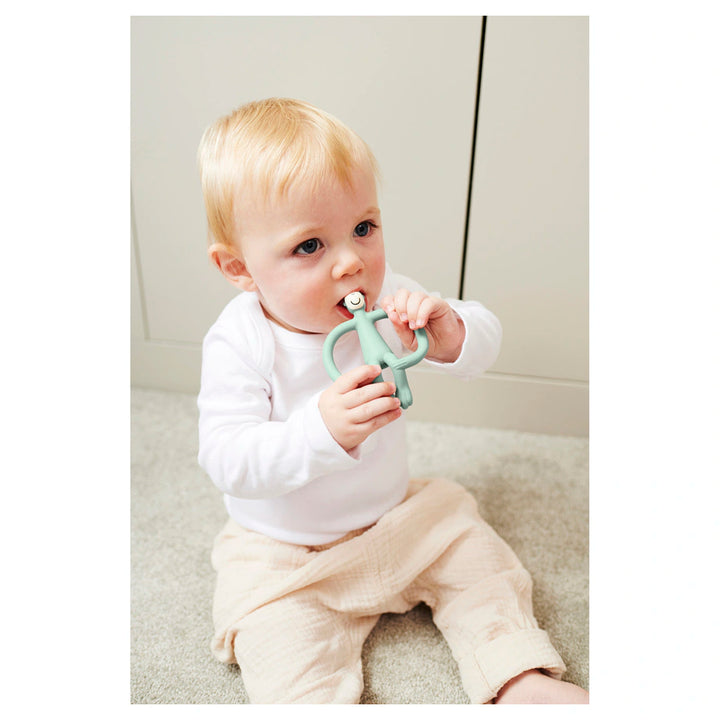 Matchstick Monkey Teething Toy (Mint Green)