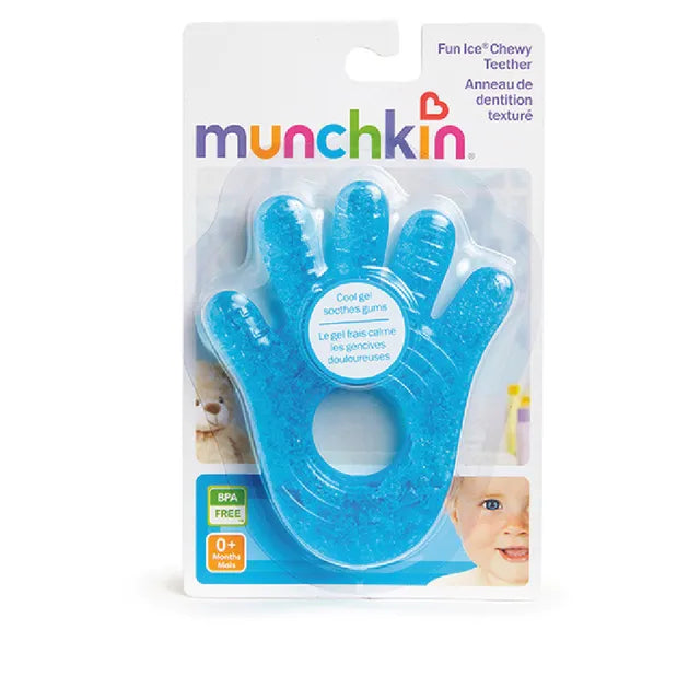 Munchkin Fun Ice Hand Chewy Teether (Blue) Munchkin Fun Ice Hand Chewy Teether (Blue)