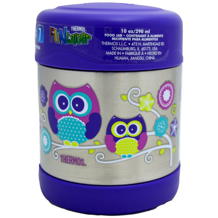 Thermos Funtainer Stainless Steel Food Jar - Owl 290 ml