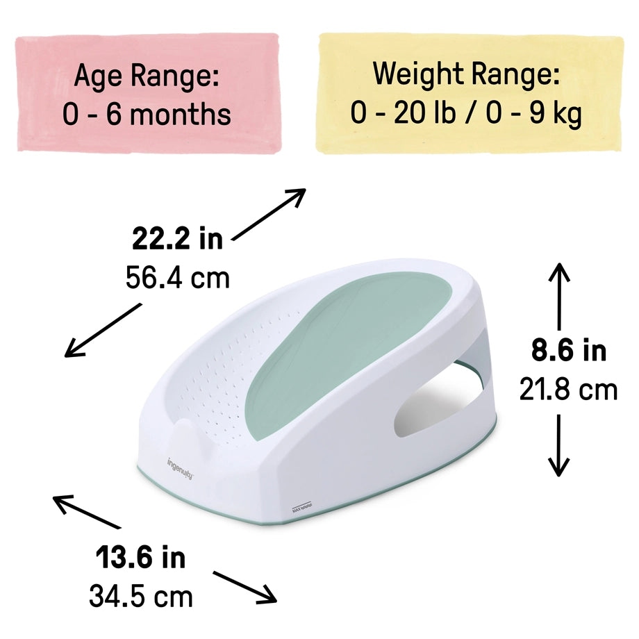 Ingenuity Easy Rinse Bather