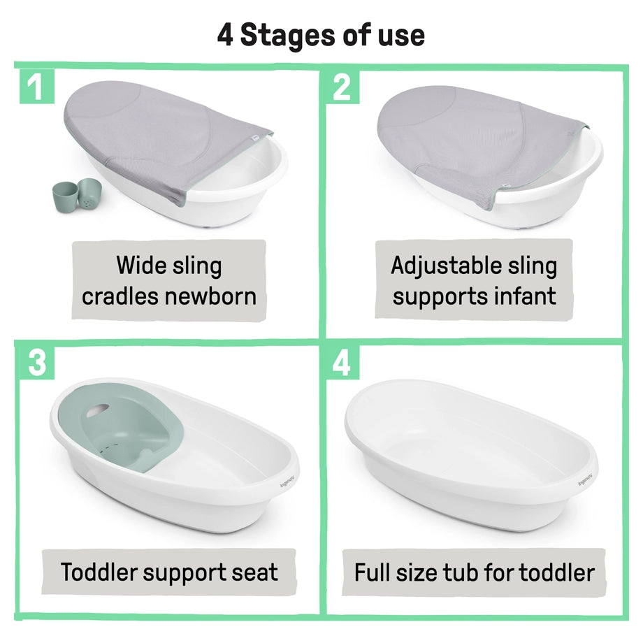 Ingenuity Room to Soak 4-in-1 Grow-with-Me Tub