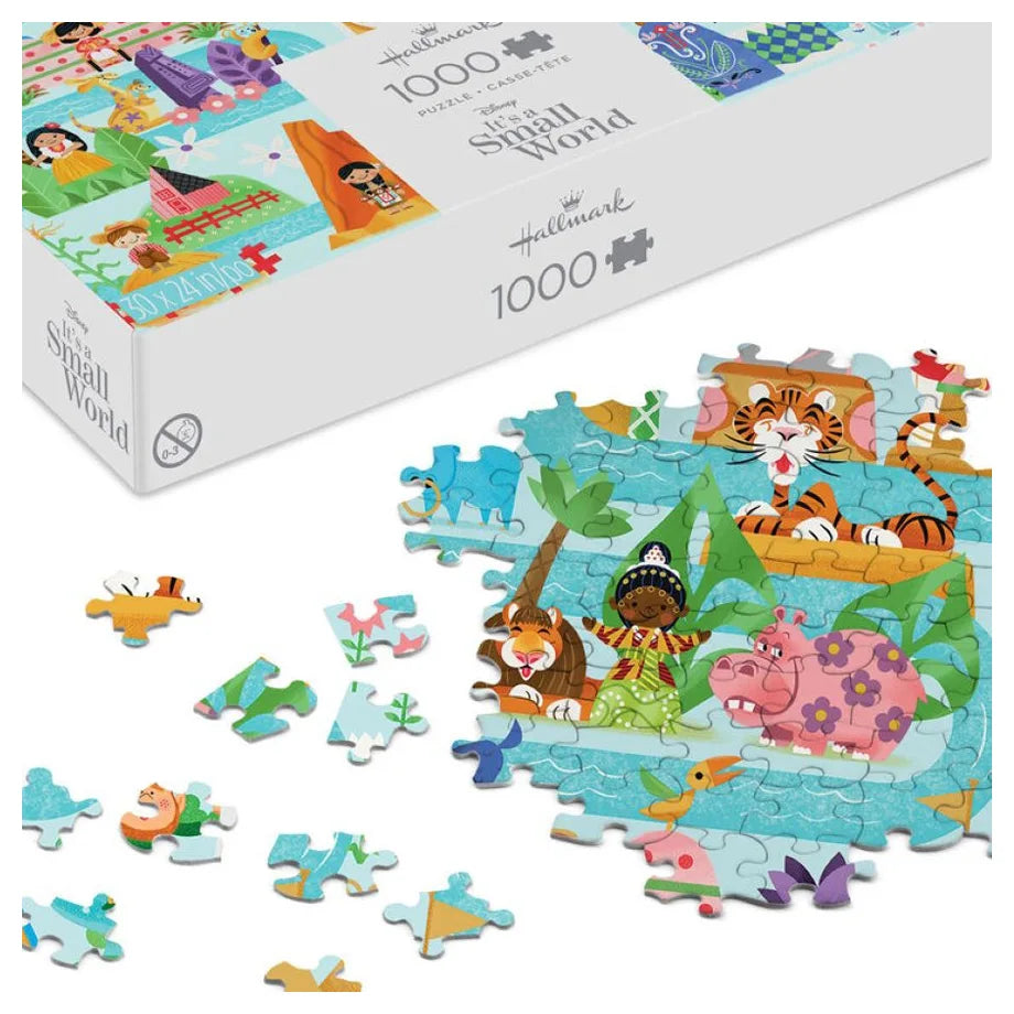 Hallmark Disney It’s a Small World Map 1000-Piece Jigsaw Puzzle