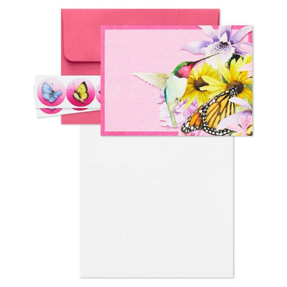 Hallmark Marjolein Bastin Hummingbird and Butterfly Blank Note Cards (Pack of 10)
