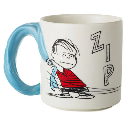 Hallmark Peanuts Linus and Snoopy Dimensional Blanket Mug  (17.5 oz)