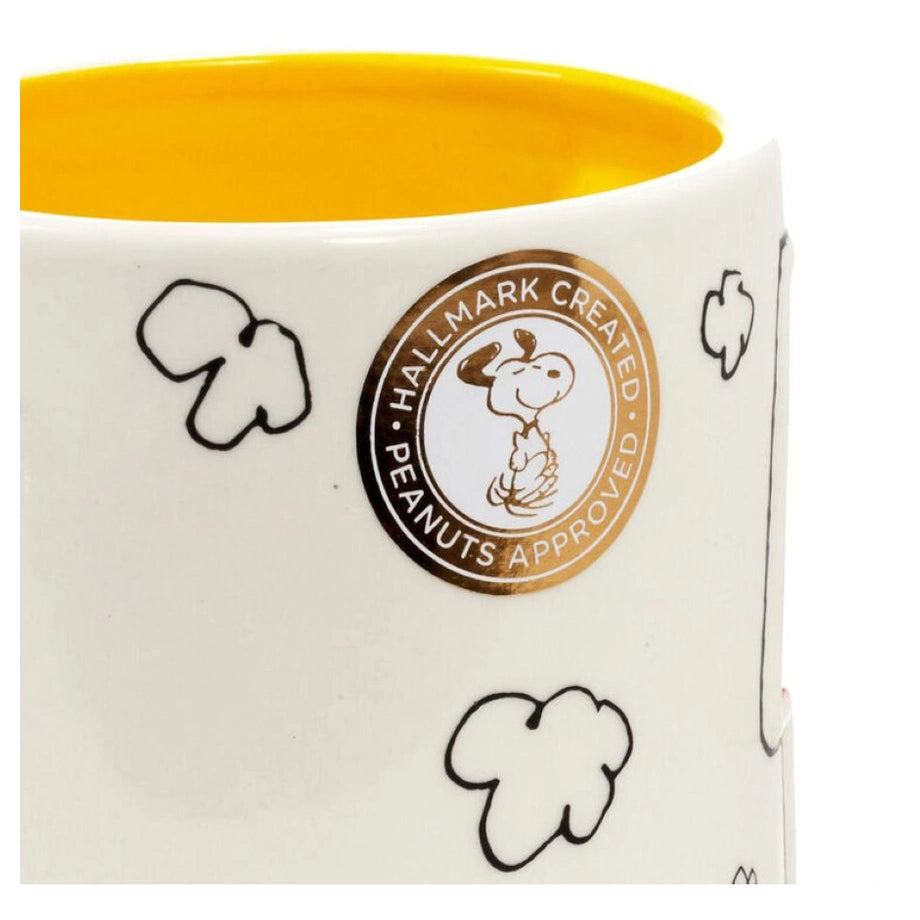 Hallmark Peanuts Snoopy Doghouse Sculpted Mug, (14.5 oz)