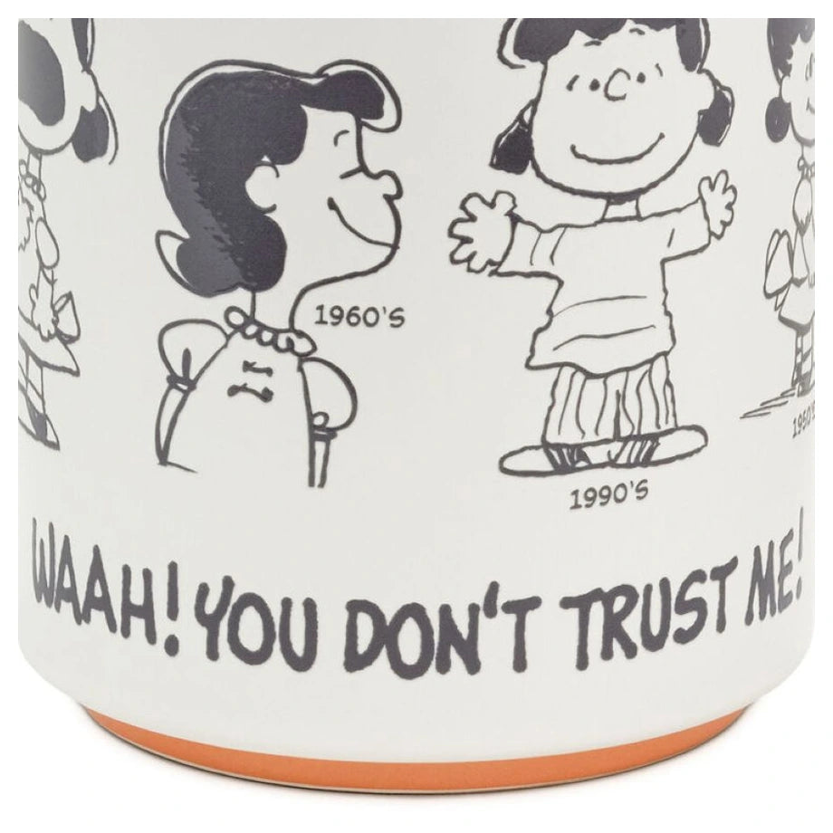 Hallmark Peanuts 75th Anniversary Lucy Mug  (17.5 oz)