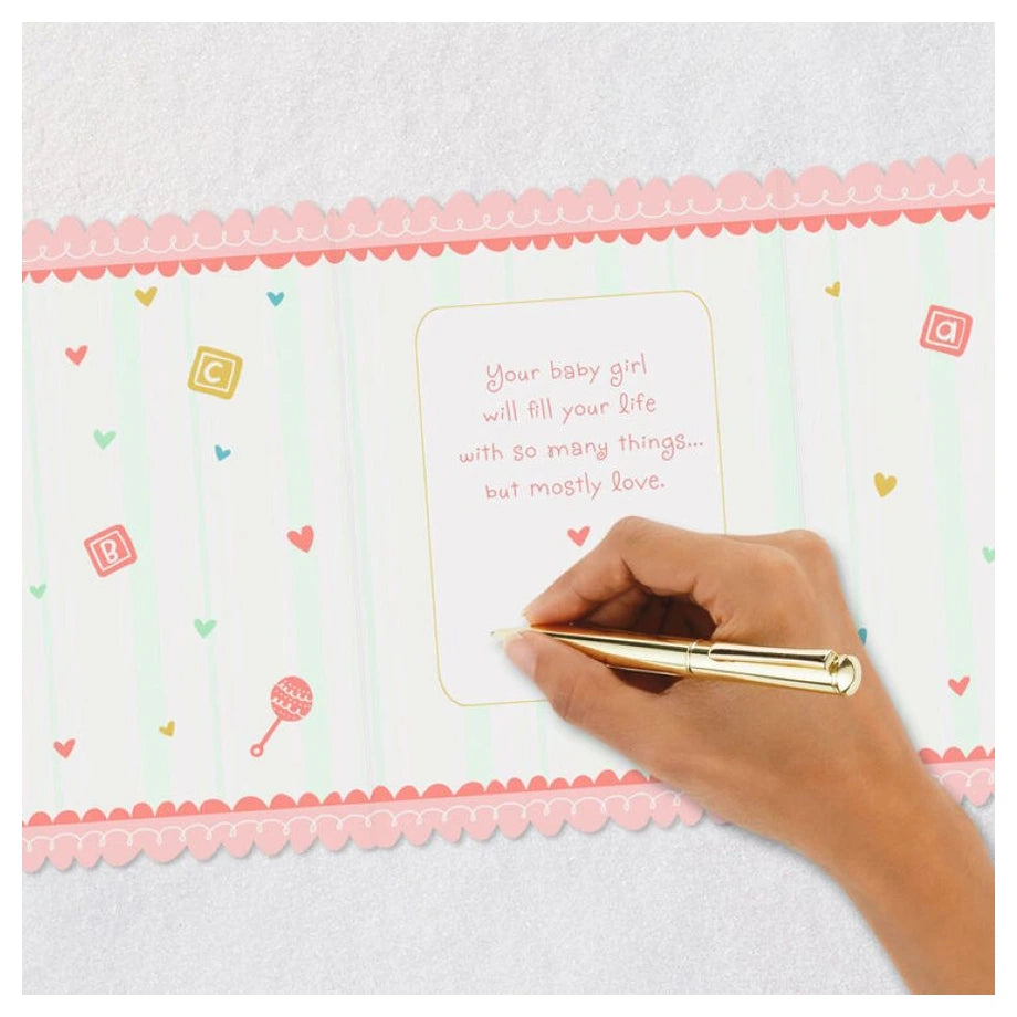 Hallmark New Baby Girl Greeting Card