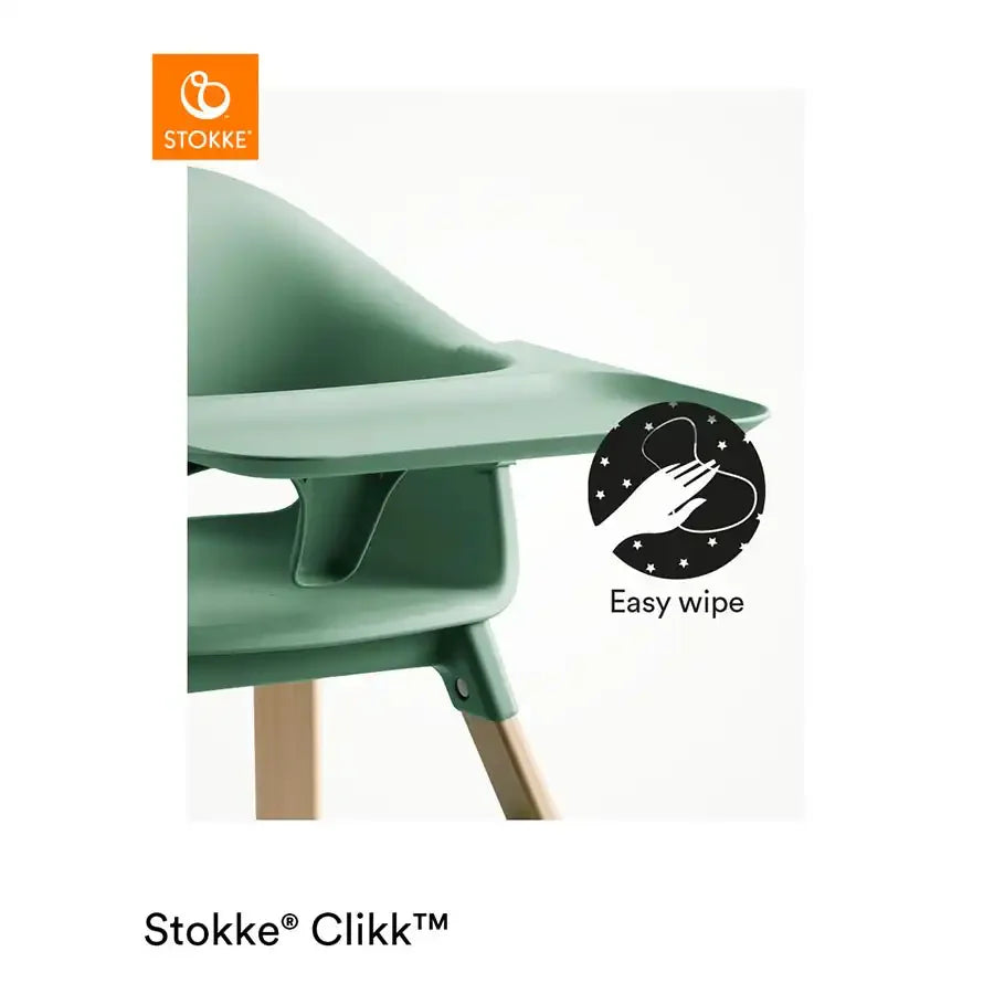 كرسي مرتفع Stokke Clikk (أخضر كلوفر) + حقيبة سفر (رمادي داكن) كرسي مرتفع Stokke Clikk (أخضر كلوفر) + حقيبة سفر (رمادي داكن)