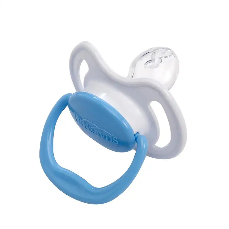 Dr Brown's PreVent Pacifer With Handle (Blue)