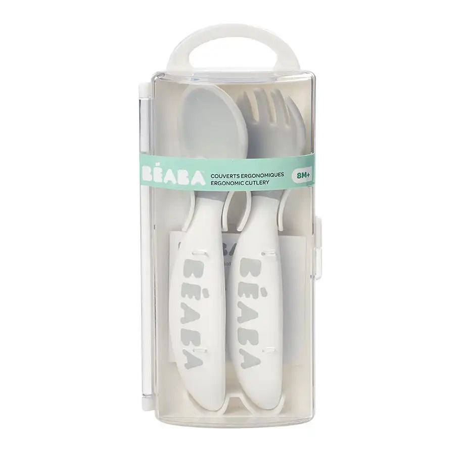 Beaba Training Fork And Spoon 2nd Age (Light Mist) Beaba Training Fork And Spoon 2nd Age (Light Mist)