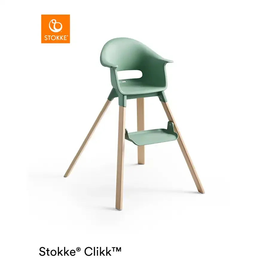 كرسي مرتفع Stokke Clikk (أخضر كلوفر) + حقيبة سفر (رمادي داكن) كرسي مرتفع Stokke Clikk (أخضر كلوفر) + حقيبة سفر (رمادي داكن)