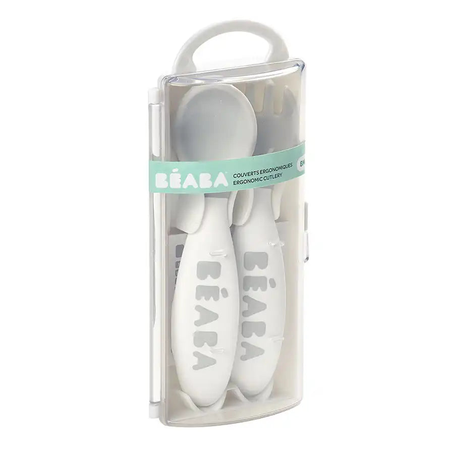 Beaba Training Fork And Spoon 2nd Age (Light Mist) Beaba Training Fork And Spoon 2nd Age (Light Mist)