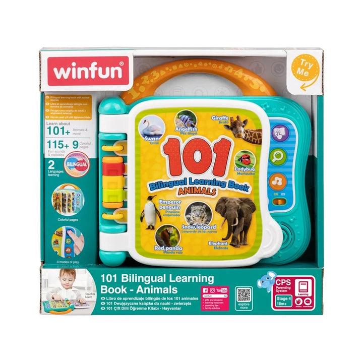 Winfun 101 Bilingual Learning Book -Animals