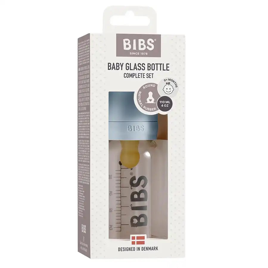 Bibs Baby Bottle 110ml (Baby Blue)