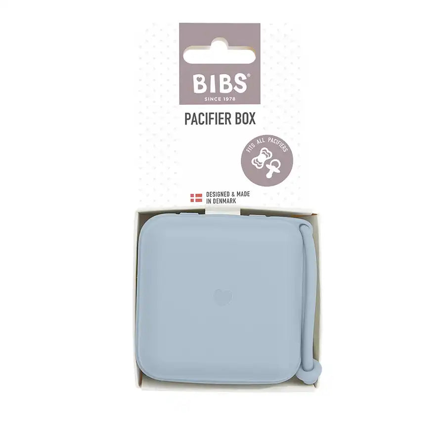 Bibs Pacifier Box (Baby Blue)