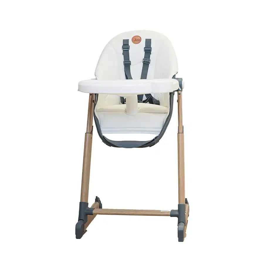 Baby High Chair Wood Finish