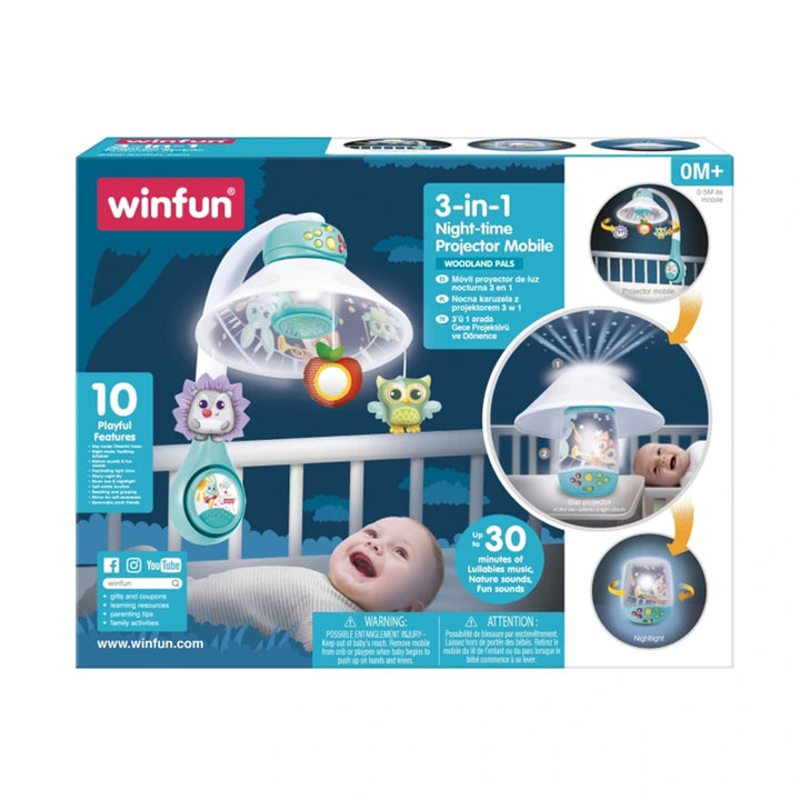 Winfun 3in1 Night Time Projector Mobile