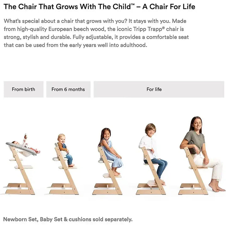 Stokke Tripp Trapp Chair Baby Set Storm Grey Best price at