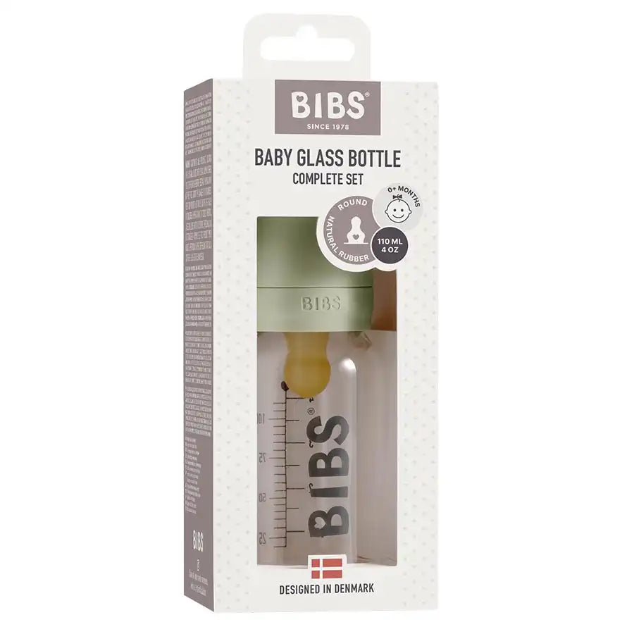 Bibs Baby Bottle 110ml (Sage)