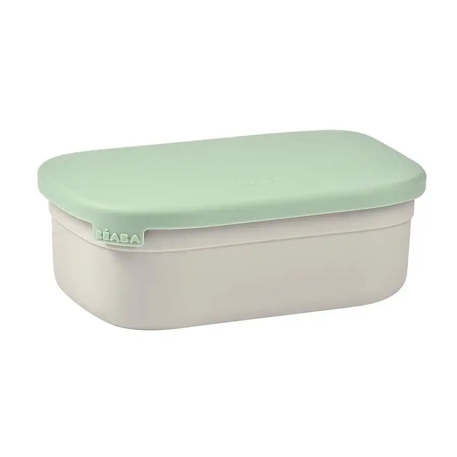 Beaba Stainless Steel Lunch Box Velvet (Grey/Sage Green)