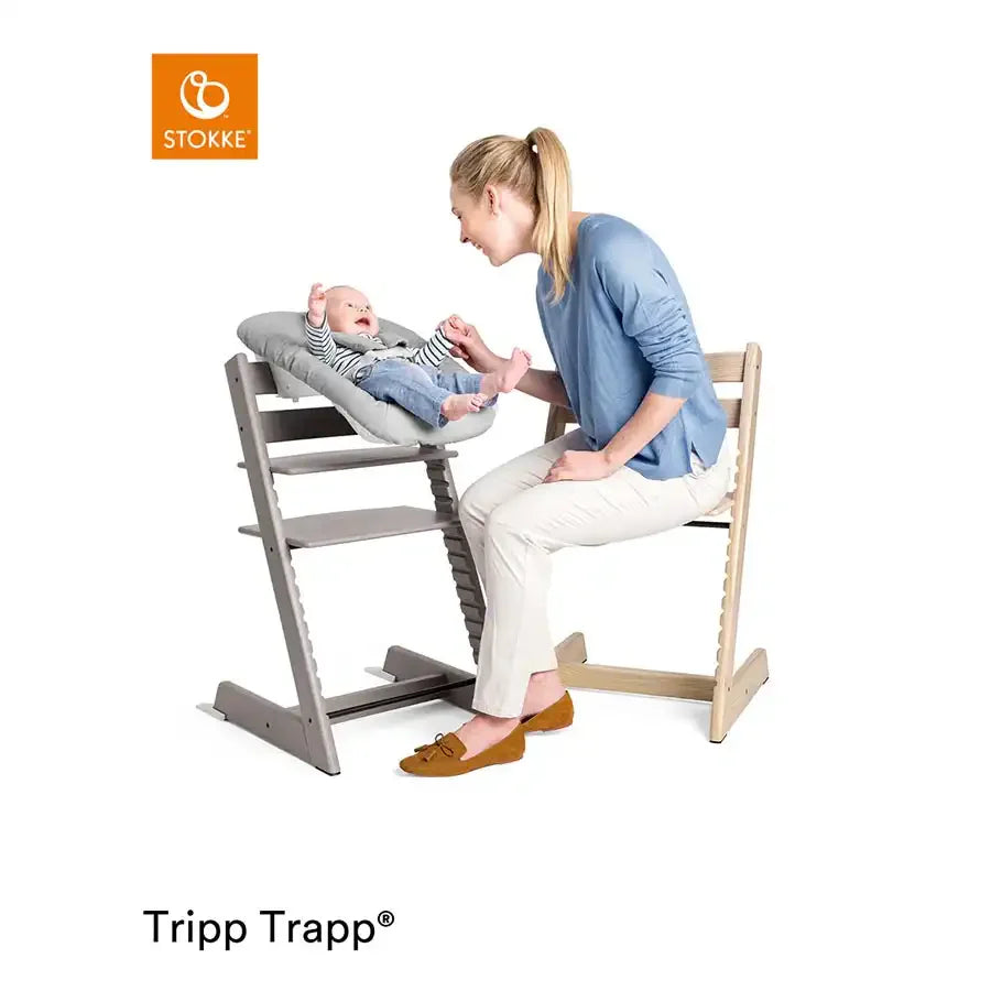 Stokke Tripp Trapp Chair + Baby Set (Storm Grey)