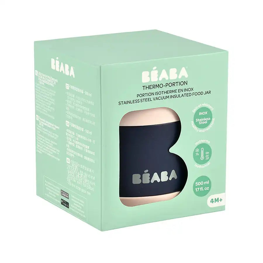 Beaba Thermo-Portion 500ml (LightPink/Night Blue)