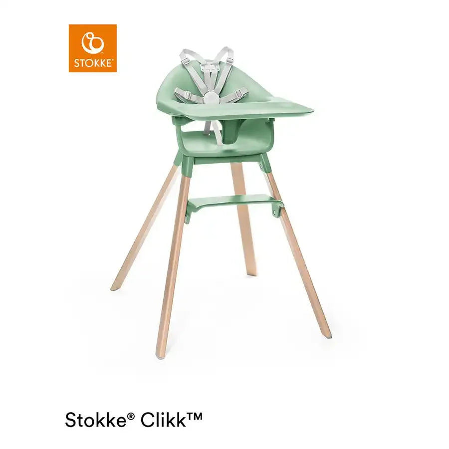 كرسي مرتفع Stokke Clikk (أخضر كلوفر) + حقيبة سفر (رمادي داكن) كرسي مرتفع Stokke Clikk (أخضر كلوفر) + حقيبة سفر (رمادي داكن)
