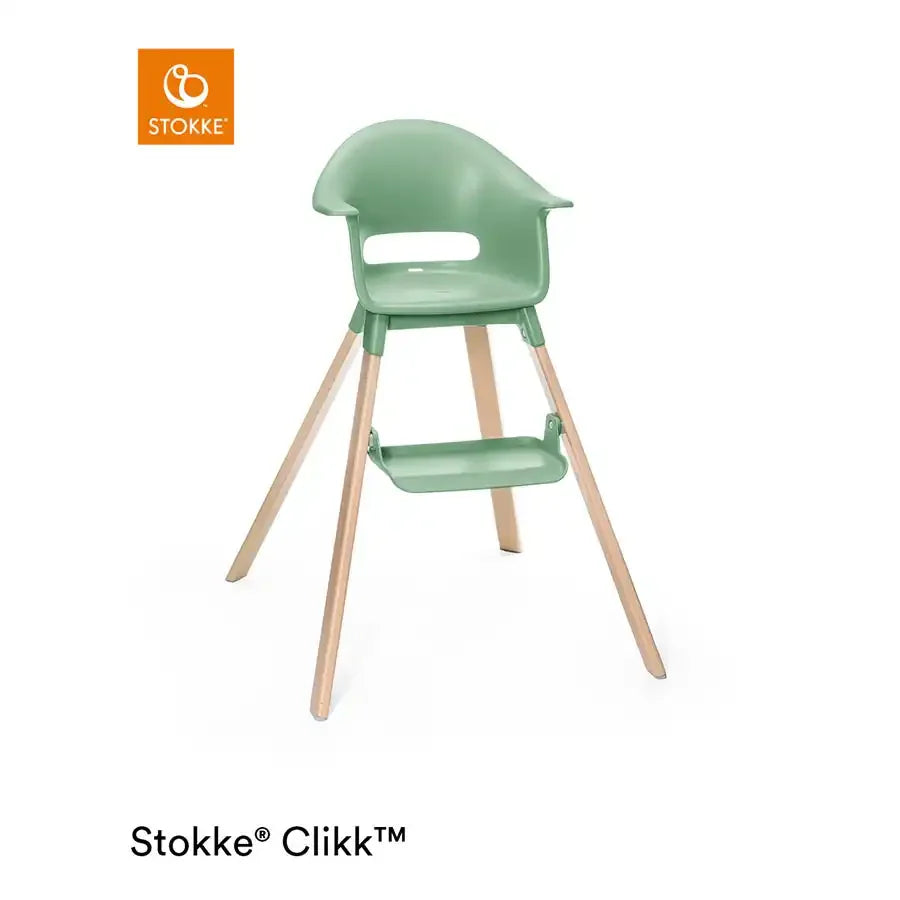 كرسي مرتفع Stokke Clikk (أخضر كلوفر) + حقيبة سفر (رمادي داكن) كرسي مرتفع Stokke Clikk (أخضر كلوفر) + حقيبة سفر (رمادي داكن)