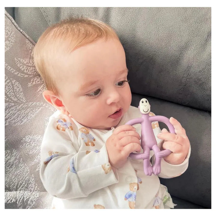 Matchstick Monkey Teething Toy (Purple)