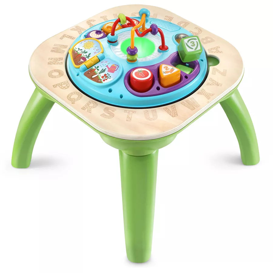طاولة خشبية لتعليم الحروف الأبجدية والأنشطة من Leapfrog طاولة خشبية لتعليم الحروف الأبجدية والأنشطة من Leapfrog