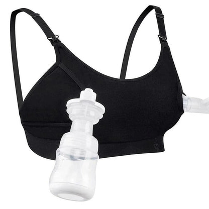 Momcozy Hands-Free Pumping Bra-Small (Black)