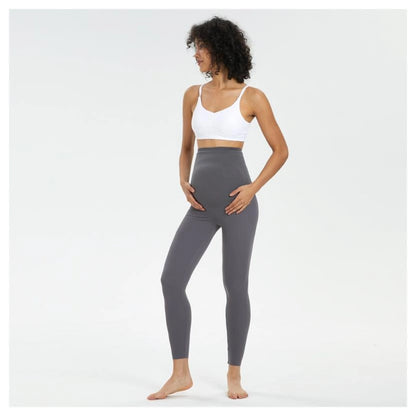 Mooimom Ulti Comfort Belly Cover Maternity Leggings (Grey)