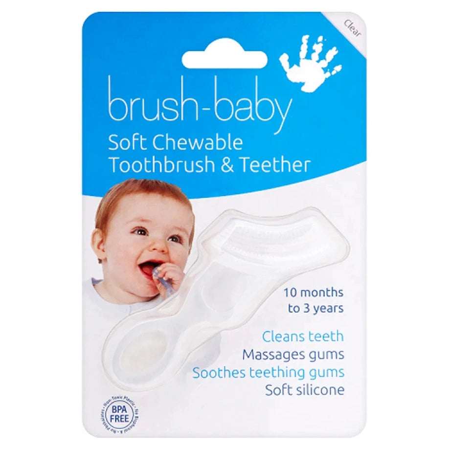 Brush-baby Soft Teether Brush for babies and toddlers