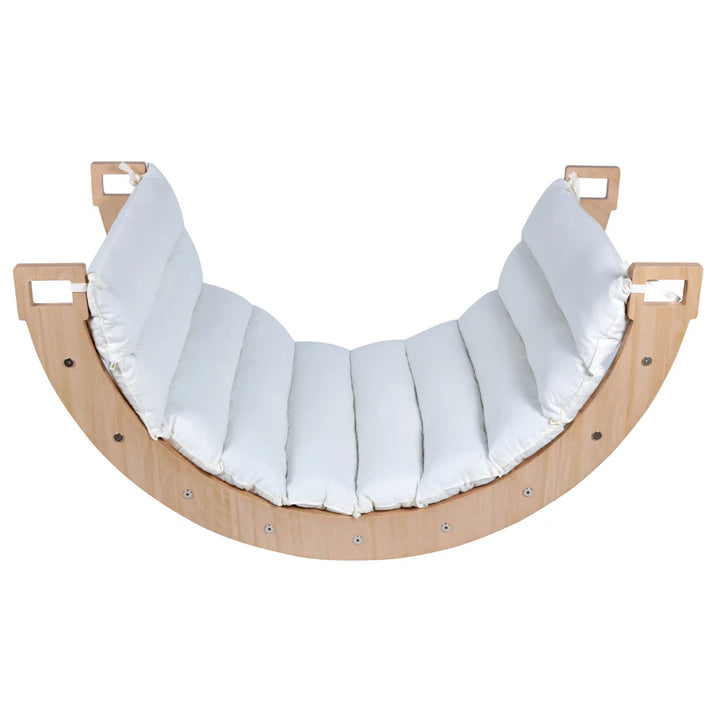 Larisa & Pumpkin Large Rocker Balance Arch with White Pillow
