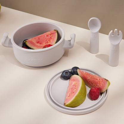 Smily Mia Dommy Butterfly Silicone Baby Feeding Set