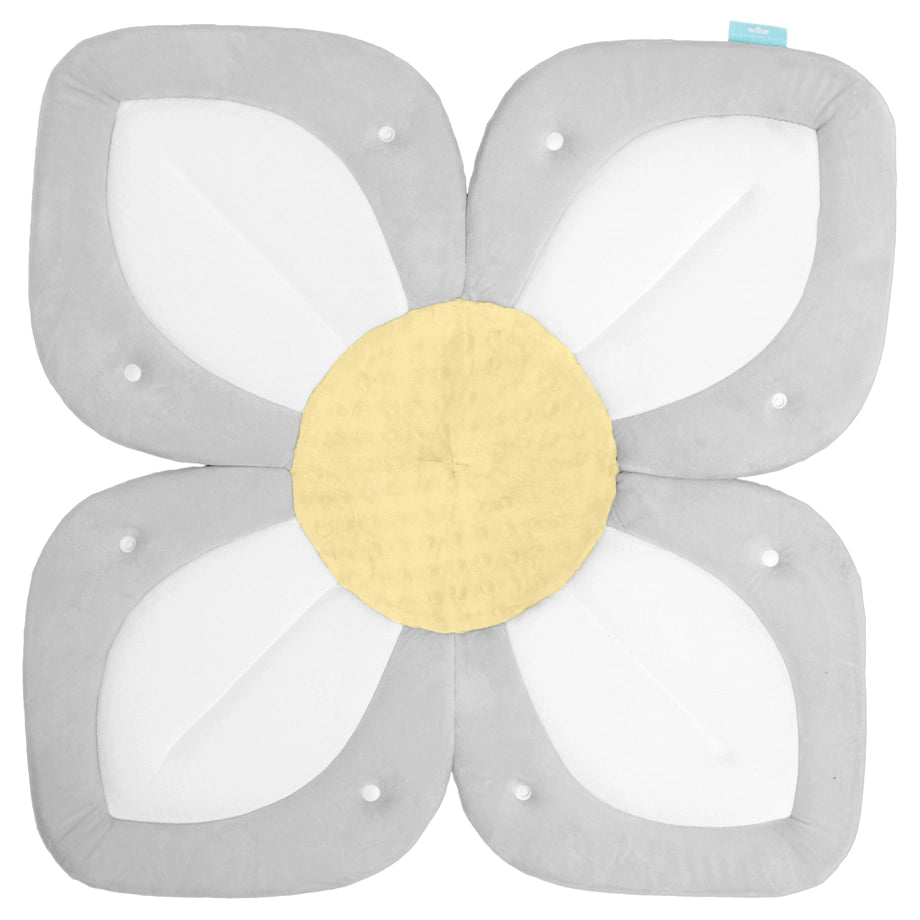 Blooming Bath Lotus with Snaps (Grey/White/Yellow)