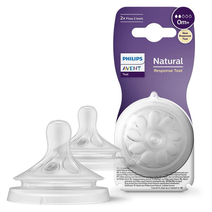 Philips Avent Natural 3.0 Feeding Teats Pack of 2 (0m+) - SCY962/02