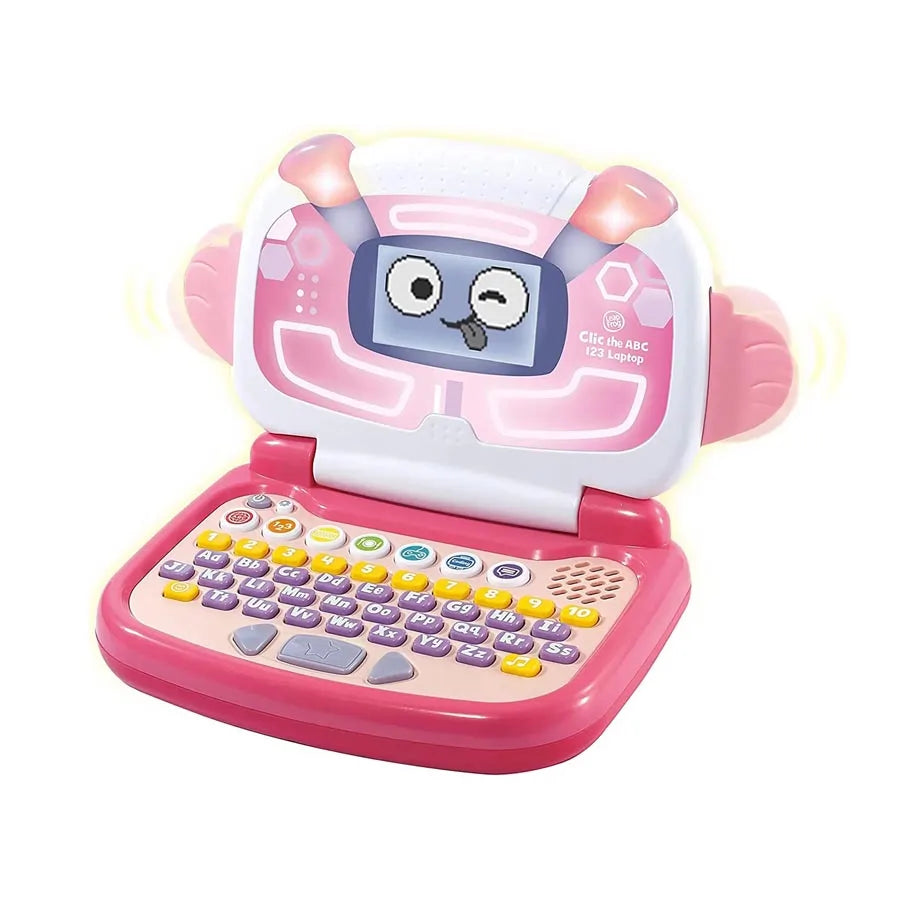 Leapfrog Clic the ABC 123 Laptop (وردي) Leapfrog Clic the ABC 123 Laptop (وردي)