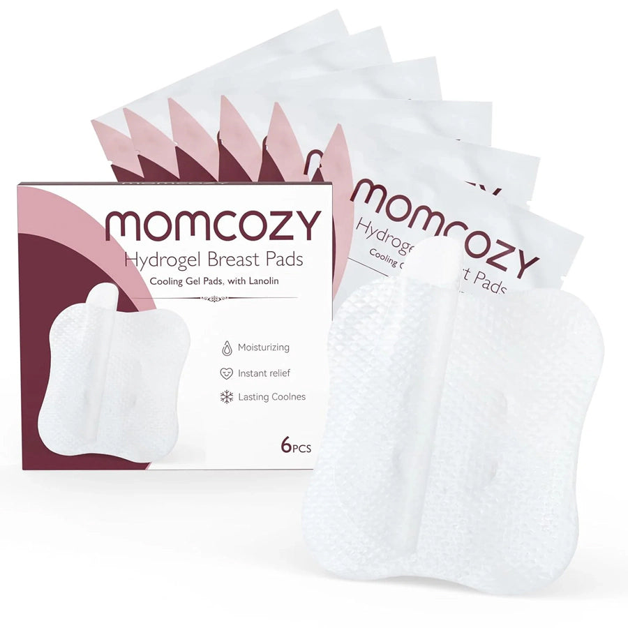 Momcozy Nursing Pads Cooling Instant Hydrogel Nipple Pads Relief For Sore Nipples