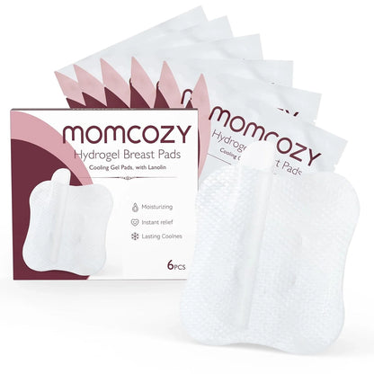 Momcozy Nursing Pads Cooling Instant Hydrogel Nipple Pads Relief For Sore Nipples