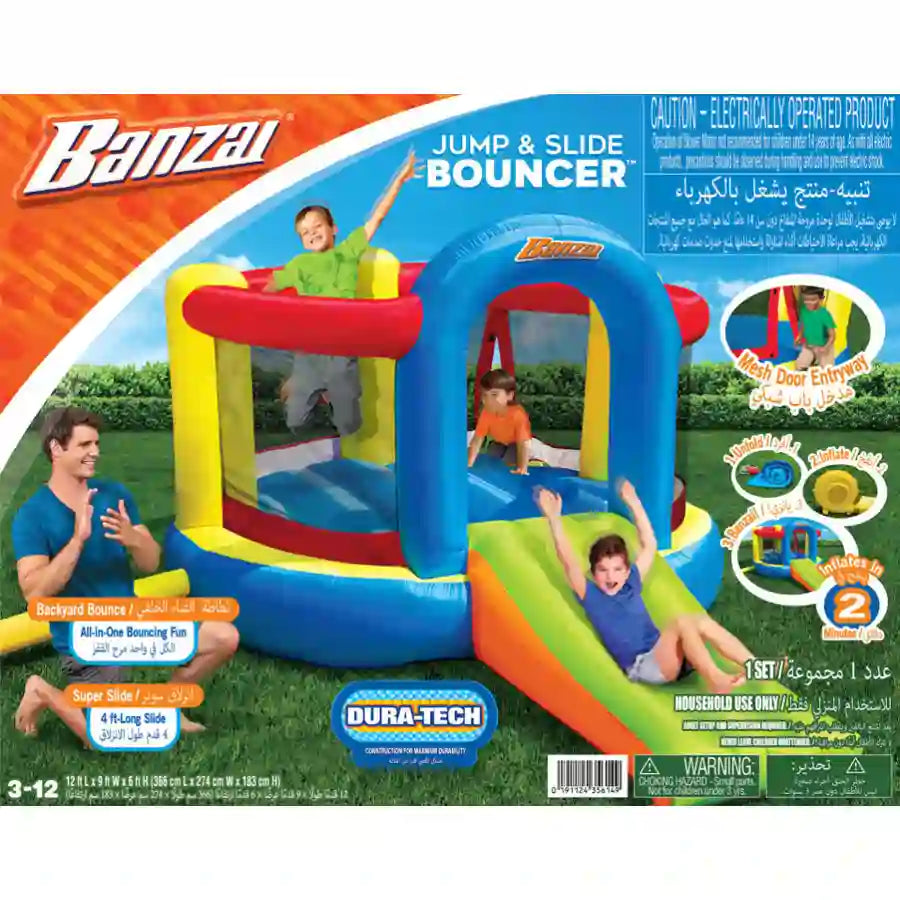 Banzai Jump & Slide Bouncer