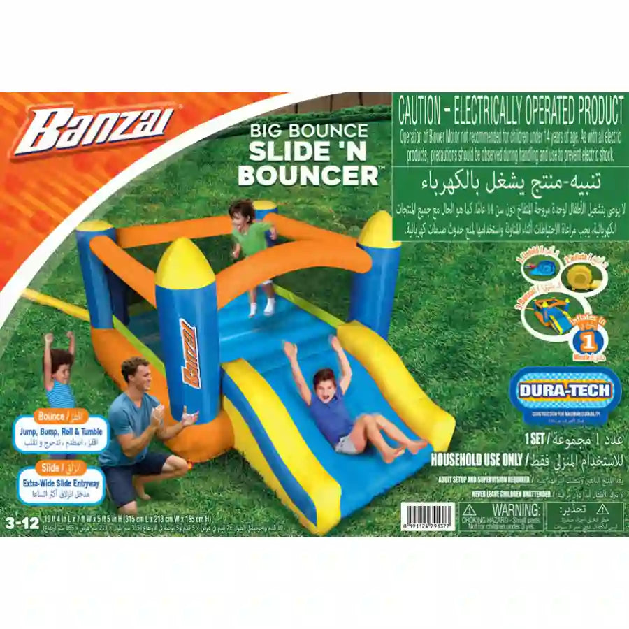 Banzai Big Bounce Slide 'N Bounce