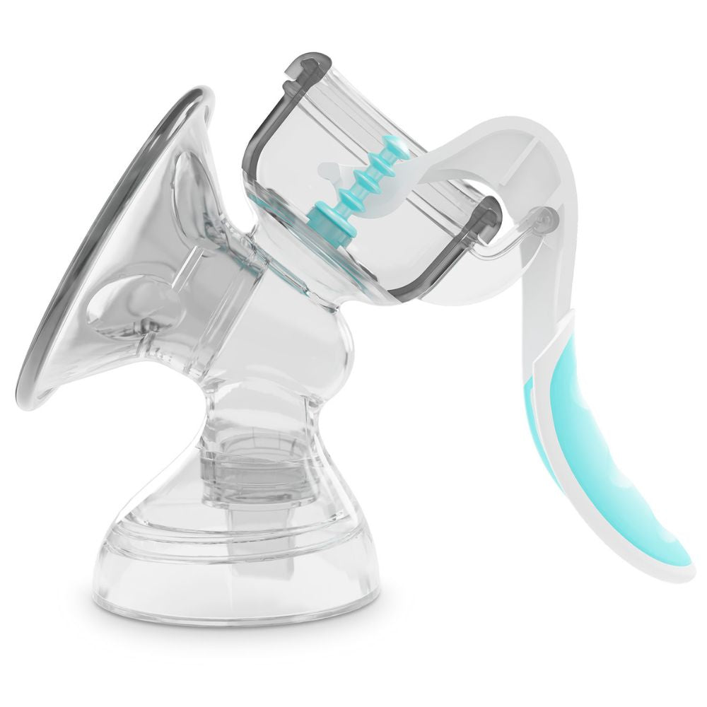 Baboo Manual Breast Pump with 4-Level Suction & 130ml Feeding Bottle Set
