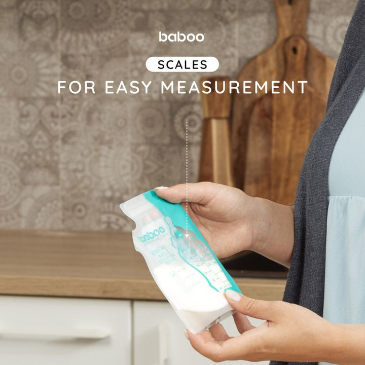 Baboo Easy Pour Breastmilk Bags 25pcs, 250ml Capacity